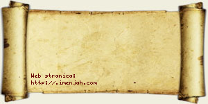 Natalija Radovanović vizit kartica